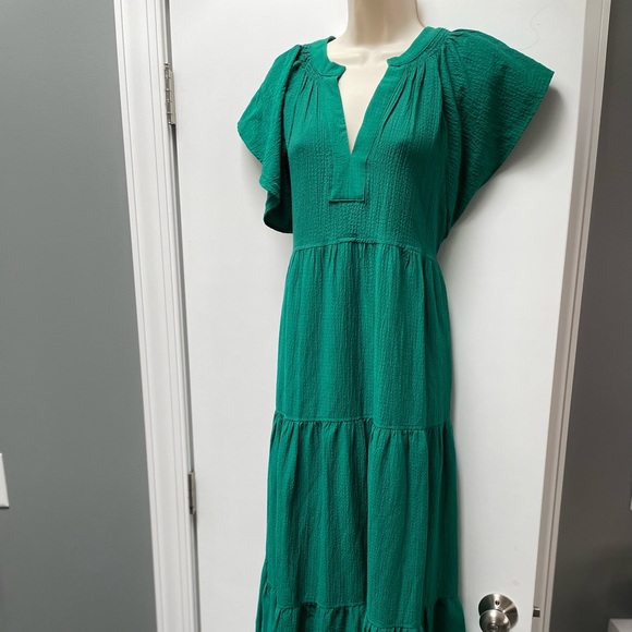 Calvin Klein Maxi Dress | Green| size 4 - Picture 3 of 6